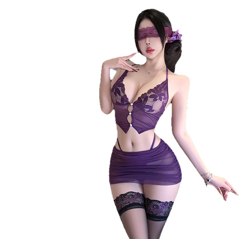 Lace Trim Cami - Sexy Office OL Seductive Lady Secretary