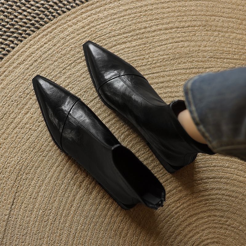 Women Pointed Short Boots 2025 - Women'S Fashion Korea 评论和价格