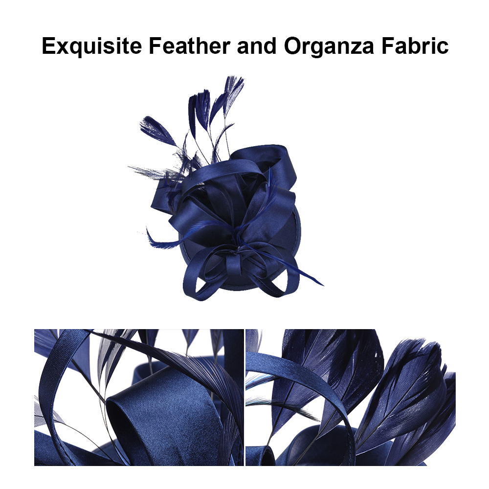 Women Fascinator Hat with Clip - Women'S Fashion Kentucky Derby 评论和价格