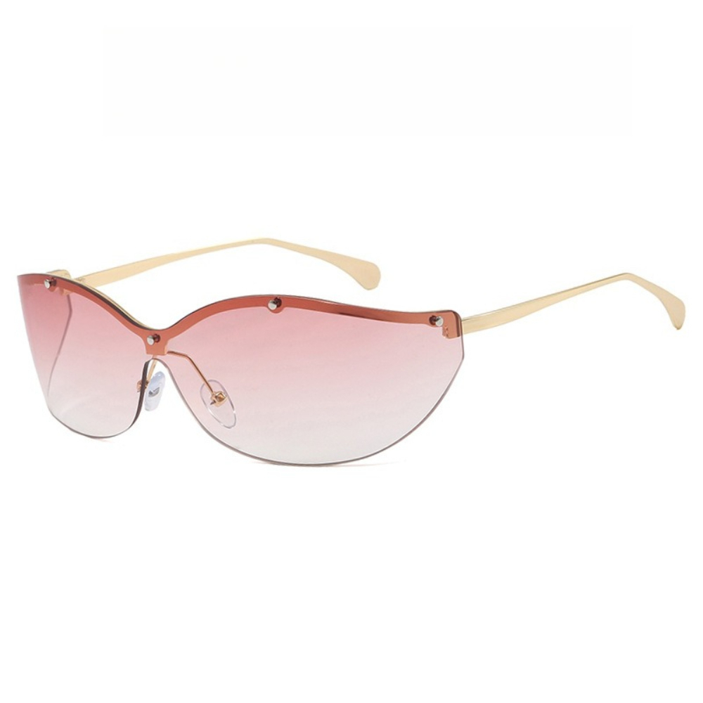 Y2K Rimless Cut-Edge Studded S - Women Fashion Photoshoot 评论和价格