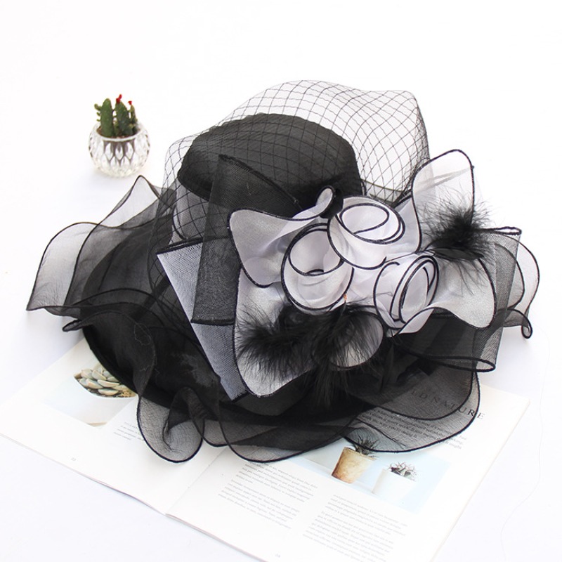 Fashion flower Fascinator Hats - Women'S Fashion Kentucky Derby 评论和价格