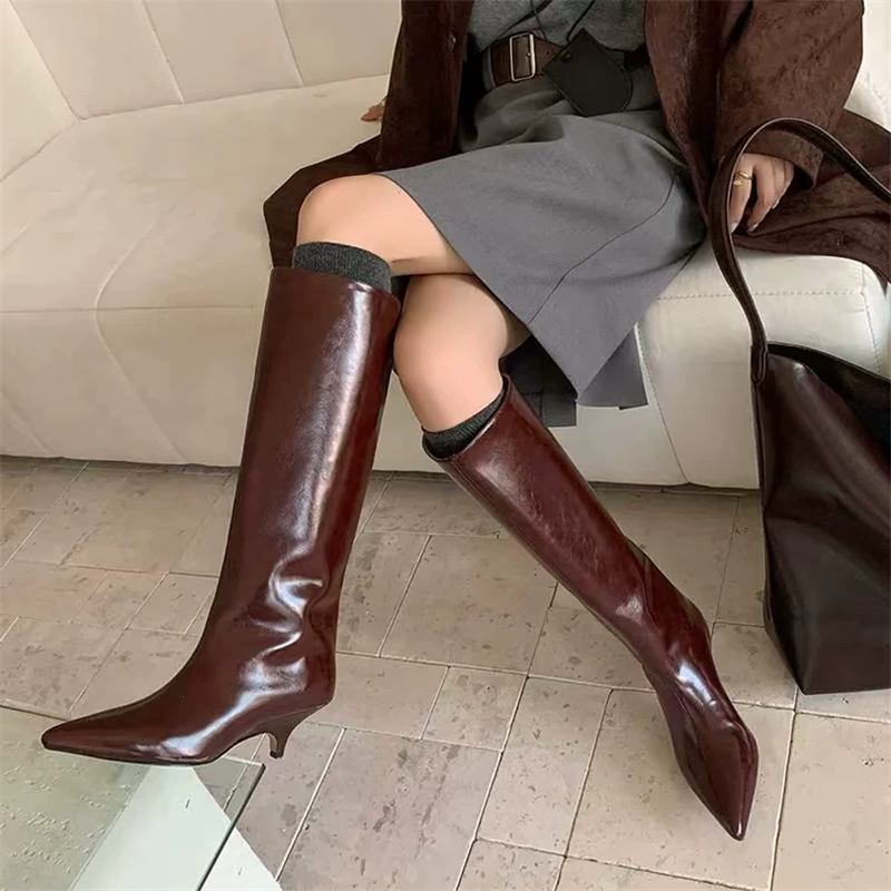 Steet Style New Winter Fashion - Women'S Fashion Knee High Boots 评论和价格