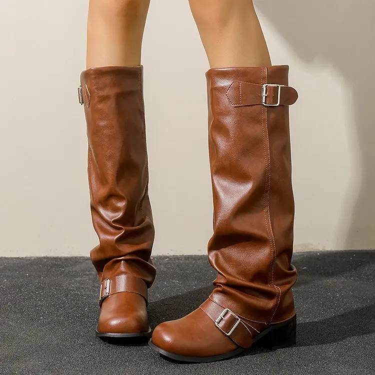 Women's 2026 New Solid Color N - Women'S Fashion Knee High Boots 评论和价格