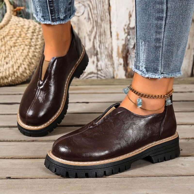 Retro British Style Women's Sh - Women'S Fashion Shoes 评论和价格