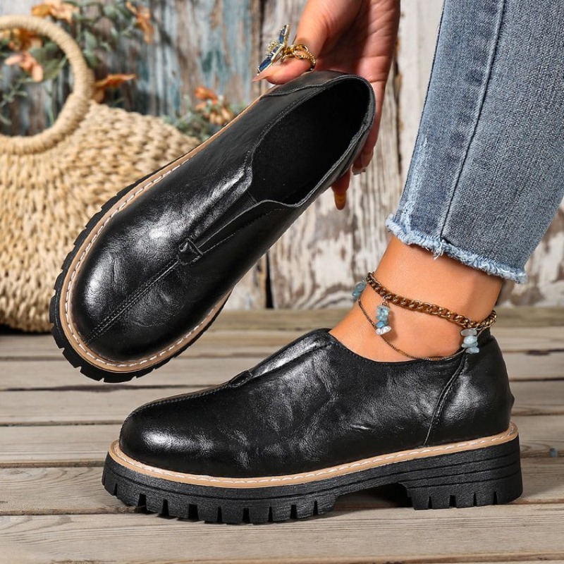 Retro British Style Women's Sh - Women'S Fashion Shoes 评论和价格