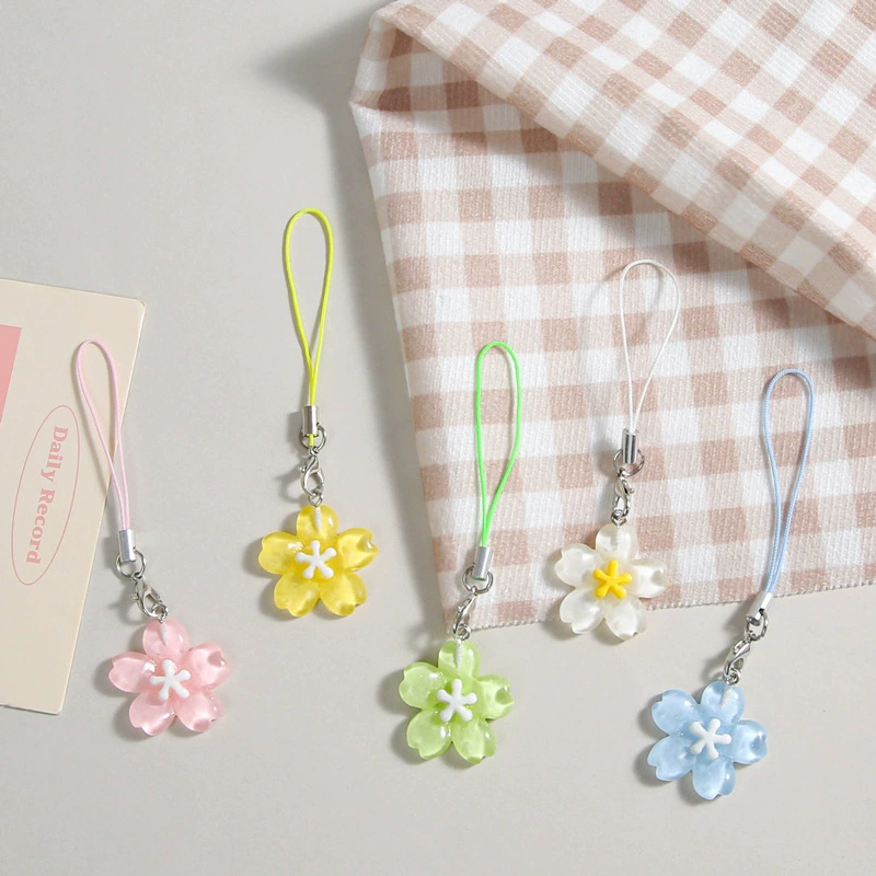 Colorful Resin Flower Phone Ch - Women'S Fashion Korea 评论和价格