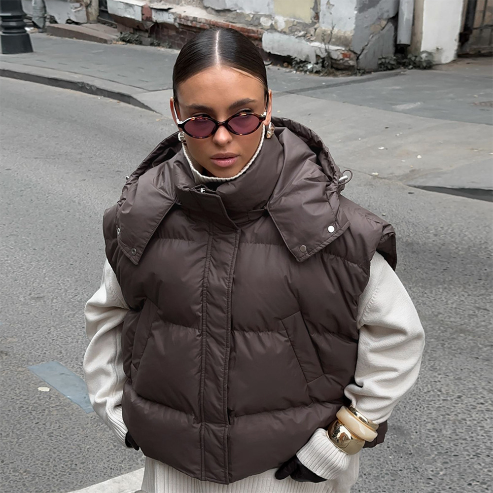 Quilted Vest Women Fall Winter - Women'S Fashion Vest Tops 评论和价格