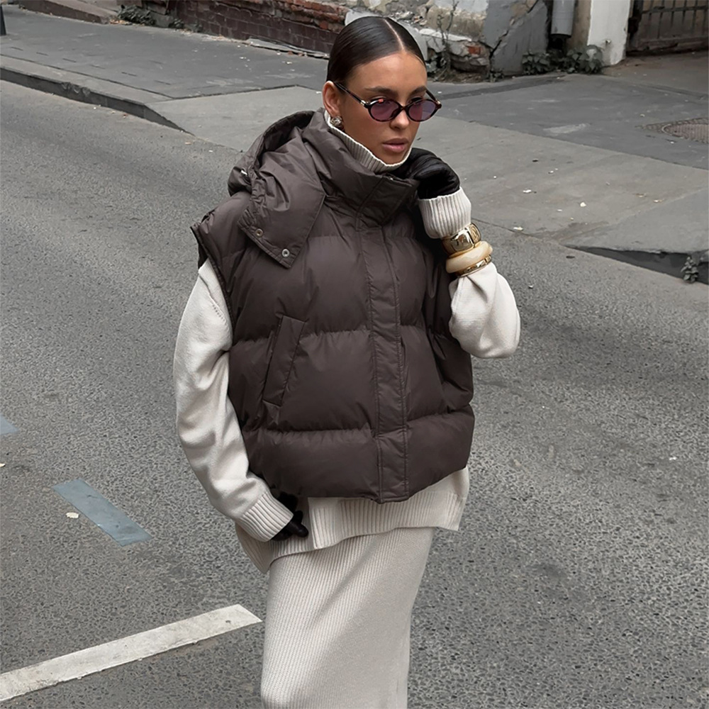 Quilted Vest Women Fall Winter - Women'S Fashion Vest Tops 评论和价格