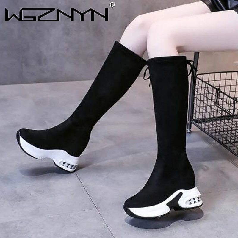 Winter Warm Chunky Platform Lo - Women'S Fashion Knee High Boots 评论和价格