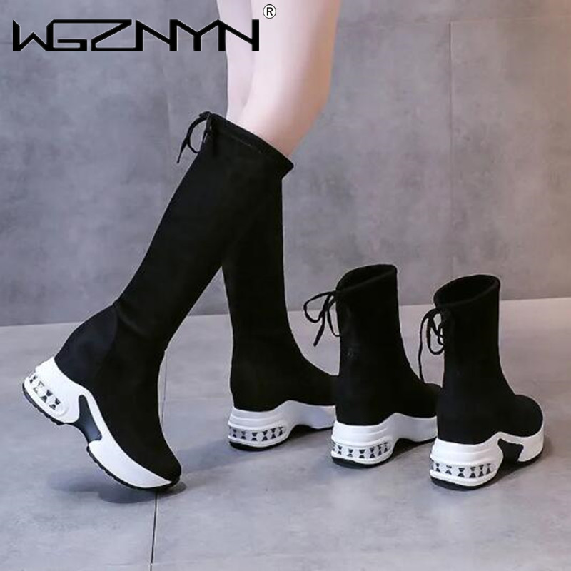 Winter Warm Chunky Platform Lo - Women'S Fashion Knee High Boots 评论和价格