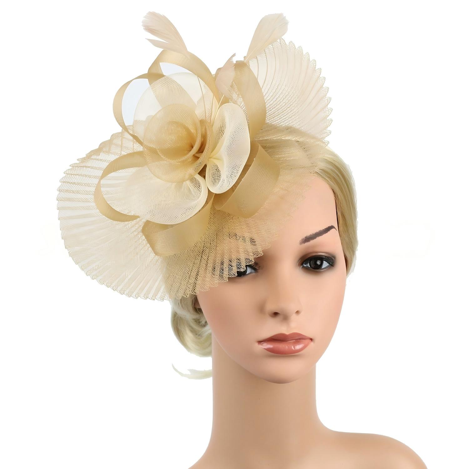 Elegant Fascinator Headwear fo - Women'S Fashion Kentucky Derby 评论和价格